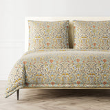 Venezia Sage Green Duvet Cover | The Met x Ann Gish at Fig LInens and Home