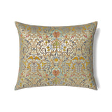 Venezia King Euro Pillows | The Met x Ann Gish - Green Cushion at Fig Linens and Home