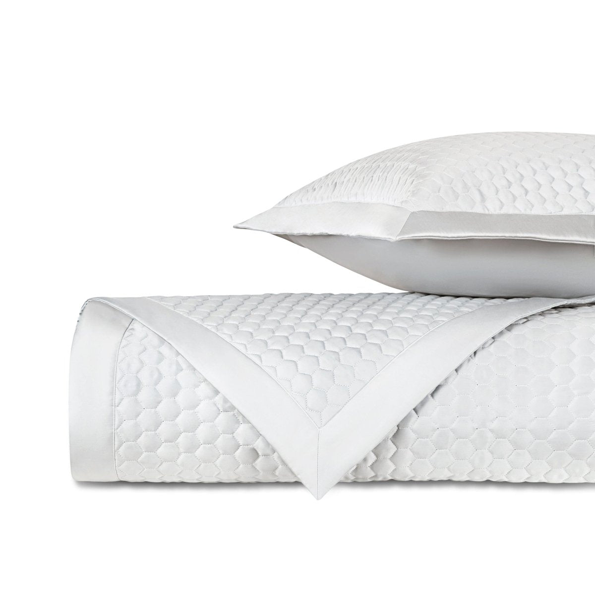 APIARY Quilted Coverlet in White by Home Treasures at Fig Linens and Home