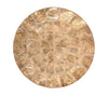 Round Capiz Champagne Placemat | Kim Seybert at Fig Linens and Home