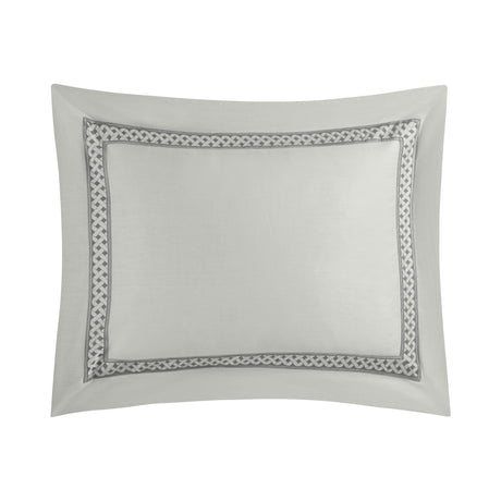 Pillow Sham - Ara Silver Pillow Covers by Home Treasures at Fig Linens and Home