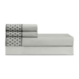 Ara Silver Sheets and Pillowcases by Home Treasures at Fig Linens and Home