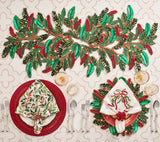 Aster Red Napkin Ring Detail 8 | Kim Seybert at Fig Linens and Home