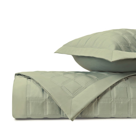 ATHENS Quilted Coverlet in Crystal Green by Home Treasures at Fig Linens and Home