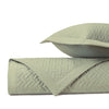 BASKETWEAVE Quilted Coverlet in Crystal Green by Home Treasures at Fig Linens and Home