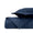BLOCK Quilted Coverlet in Navy Blue by Home Treasures at Fig Linens and Home