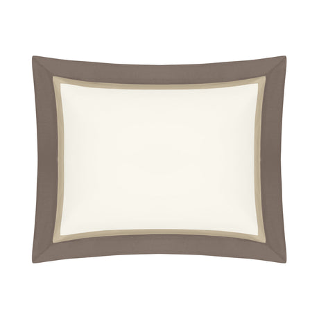 BORDERS BD SHAM - IVORY / CANDLELIGHT / RICCO