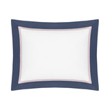 BORDERS BD SHAM - WHITE / INCENSO LAVENDER / NAVY BLUE