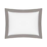 BORDERS BD SHAM - WHITE / PEBBLE / CHROME