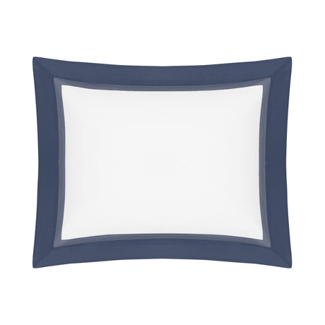 BORDERS BD SHAM - WHITE / STONE BLUE / NAVY BLUE