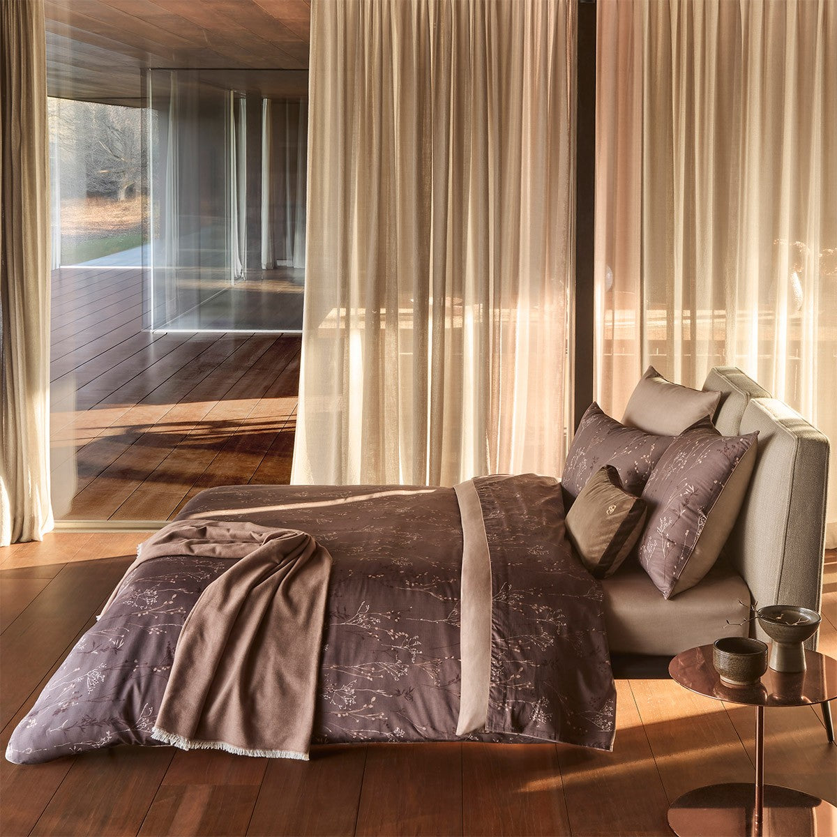 Wild Millet Fitted Sheet by Hugo Boss Home