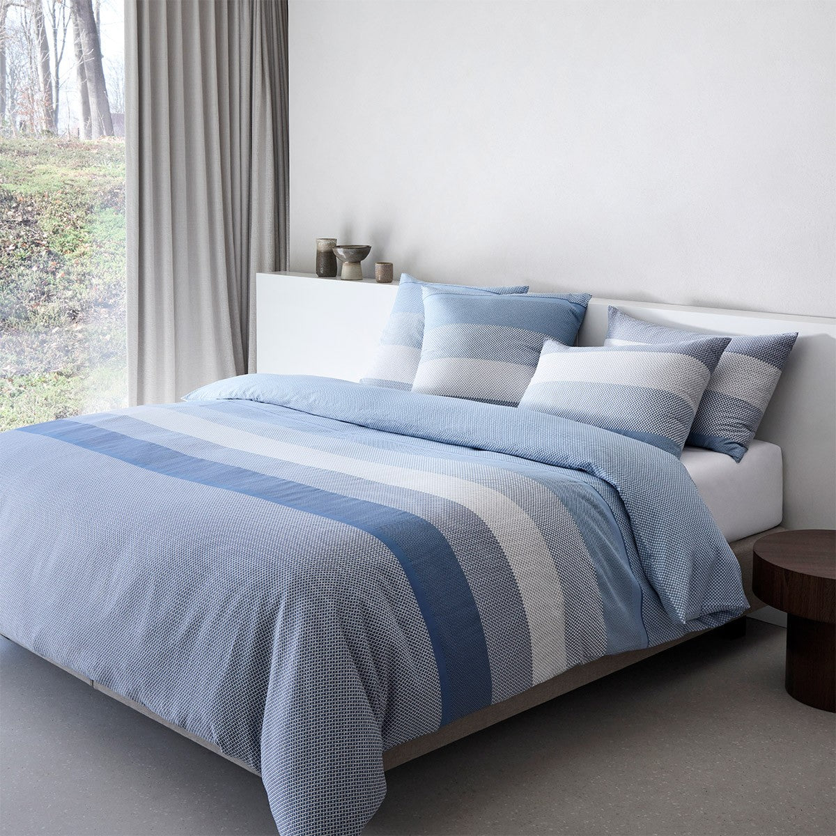 Logan Denim Duvet Cover Set by Hugo Boss Home