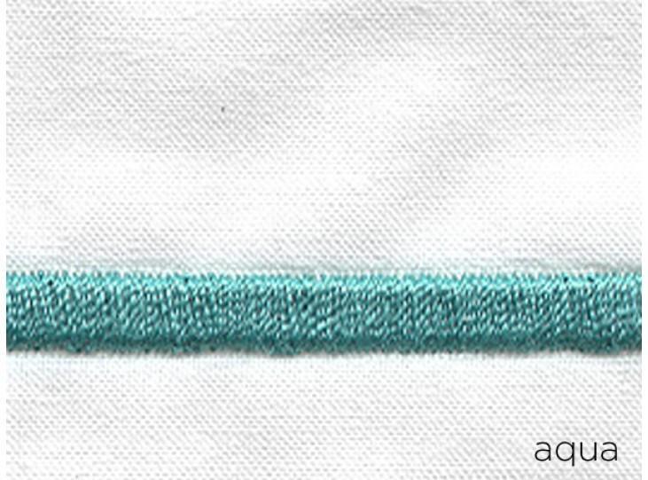 Peacock Alley Boutique Shams by Peacock Alley - King Sham 20x36" Aqua at FIG LINENS AND HOME - 18