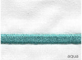 Peacock Alley Boutique Shams by Peacock Alley - King Sham 20x36" Aqua at FIG LINENS AND HOME - 18