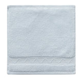 Caresse Blue Washcloth By Le Jacquard Francais