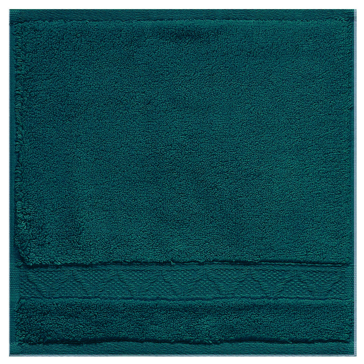 Caresse Darkgreen Washcloth By Le Jacquard Francais