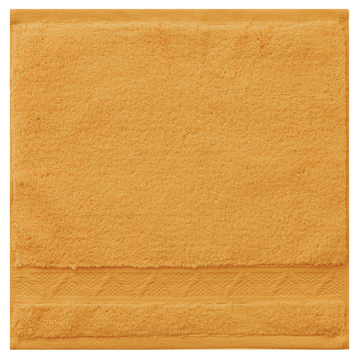 Caresse Yellow Washcloth By Le Jacquard Francais