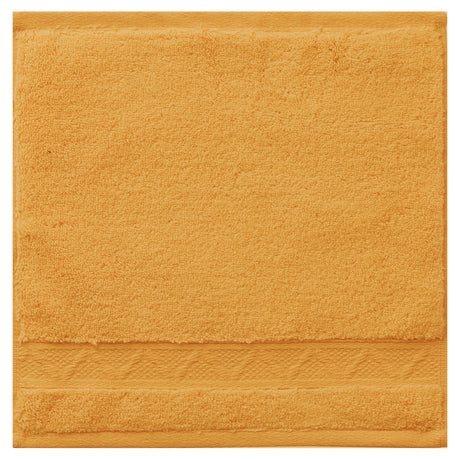 Caresse Yellow Washcloth By Le Jacquard Francais