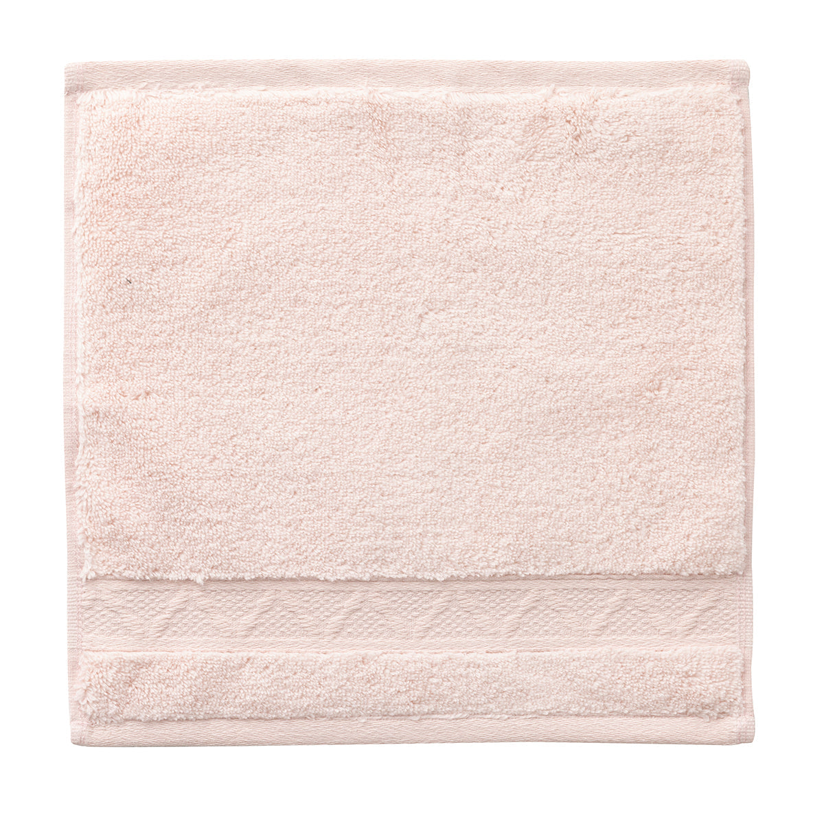 Caresse Pink Washcloth By Le Jacquard Francais