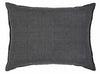 fig linens - pom pom at home - montauk charcoal grey big pillow 