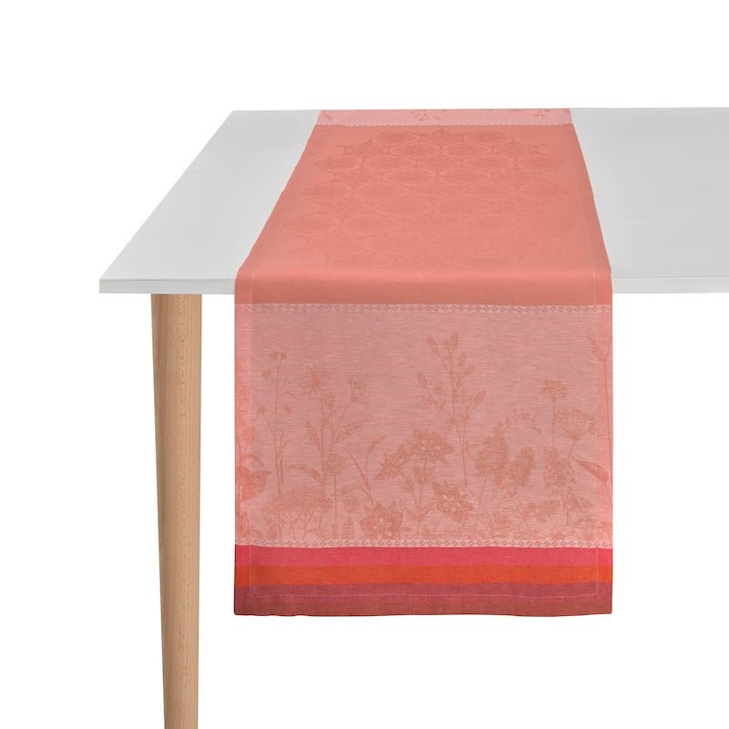 instant bucolique pink runner le jacquard français