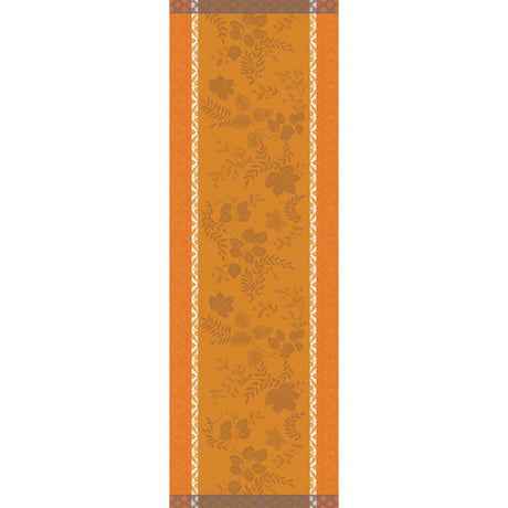 Manor Lane Orange Runner by Le Jacquard Français