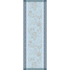 Manor Lane Blue Runner by Le Jacquard Français