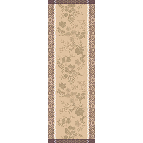 Manor Lane Beige Runner by Le Jacquard Français