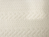 Coyuchi Angeles Organic Matelasse in Undyed - Fabric Swatch at Fig Linens and Home 2