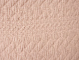 Coyuchi Angeles Organic Matelasse in Petal - Fabric Swatch at Fig Linens and Home 2