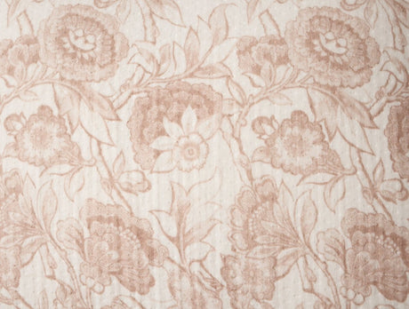 Balboa Organic Matelasse Print Pillow Cover by Coyuchi - Antique Rose and Undyed - View 3