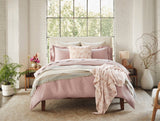 Coyuchi Balboa Organic Matelassé Throw Blankets at Fig Linens and Home - Lifestyle View 2