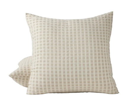 Euro Square Sham - Coyuchi Birch Undyed Organic Bedding at Fig Linens and Home