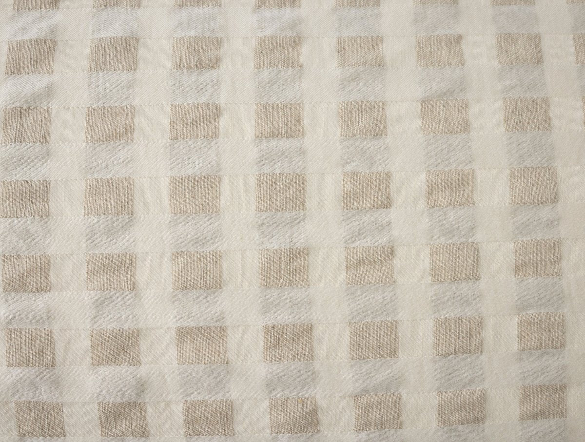 Fabric Weave Detail - Coyuchi Birch Undyed Organic Bedding at Fig Linens and Home