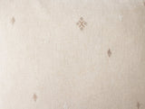 Fabric Detail - Coyuchi Cambria Embroidered Organic Linen Natural Chambray at Fig Linens and Home 2