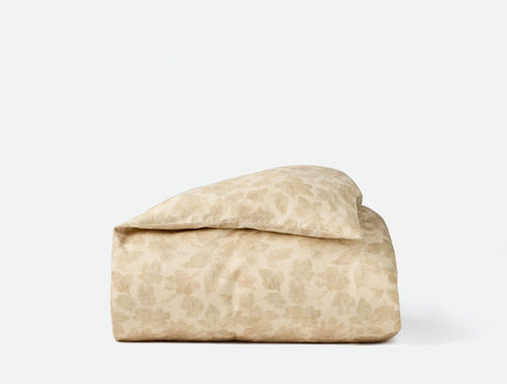 Duvet Cover - Camellia Amber Organic Print Bedding by Coyuchi at Fig Linens and Home