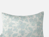 Coyuchi Camellia Celadon Organic Print Bedding at Fig Linens and Home 1