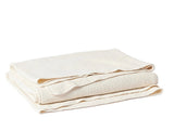 Coyuchi Cascade Organic Matelasse Blanket in Undyed at Fig Linens and Home