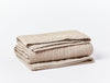 Channel Handstitched Organic Quilted Coverlets by Coyuchi - Hazel Chambray at Fig Linens and Home