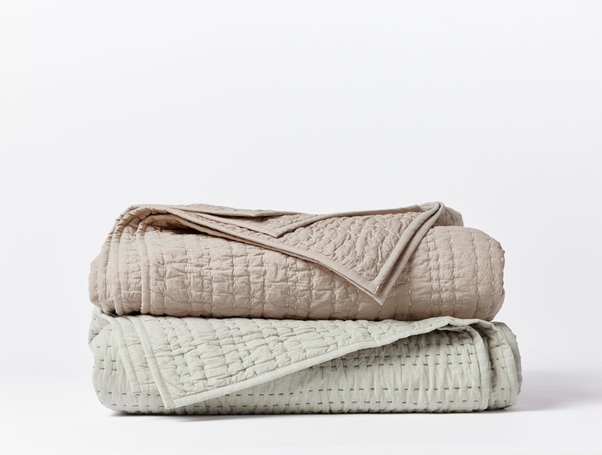 Channel Handstitched Organic Quilted Coverlets by Coyuchi at Fig Linens and Home