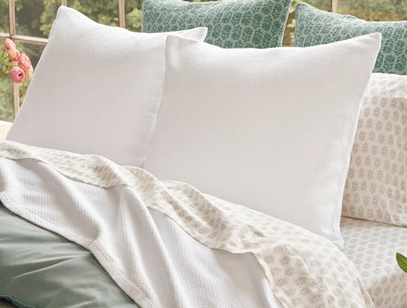 Coyuchi Classic Organic Cotton Blankets at Fig Linens and Home - Lifestyle 1