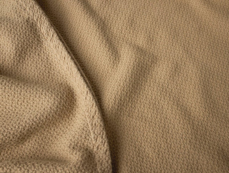 Swatch - Coyuchi Classic Organic Cotton Fawn Blankets at Fig Linens and Home 1
