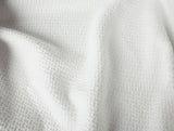 Swatch - Coyuchi Classic Organic Cotton White Blankets at Fig Linens and Home 3
