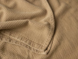 Swatch - Coyuchi Classic Organic Cotton Fawn Blankets at Fig Linens and Home 2