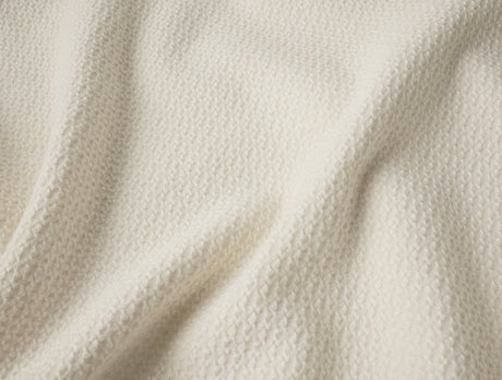 Swatch - Coyuchi Classic Organic Cotton Undyed Blankets at Fig Linens and Home 2