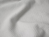 Swatch - Coyuchi Classic Organic Cotton Cloud Gray Blankets at Fig Linens and Home 2