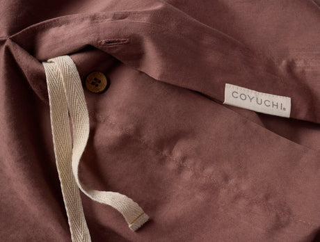 Cloud Soft Organic Sateen Mulberry Duvet Cover 2 | Coyuchi at Fig Linens and Home