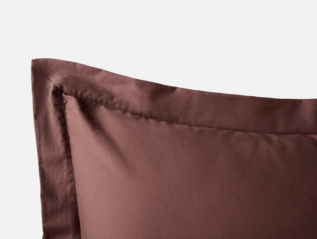 Cloud Soft Organic Sateen Mulberry Euro Sham 2 | Coyuchi at Fig Linens and Home