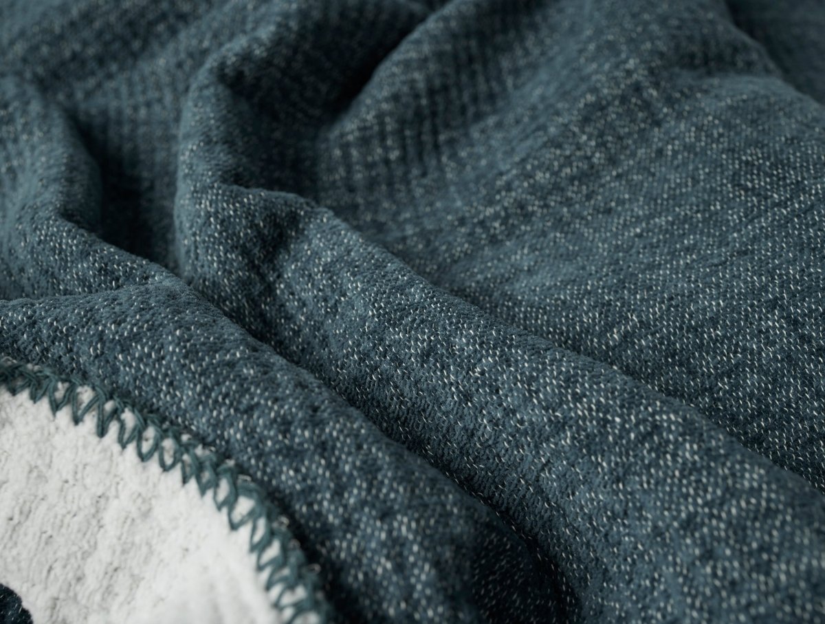 Coyuchi Cozy Cotton Twilight Blue Swatch 1 at Fig Linens and Home