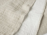 Coyuchi Cozy Cotton Stone Swatch 2 at Fig Linens and Home